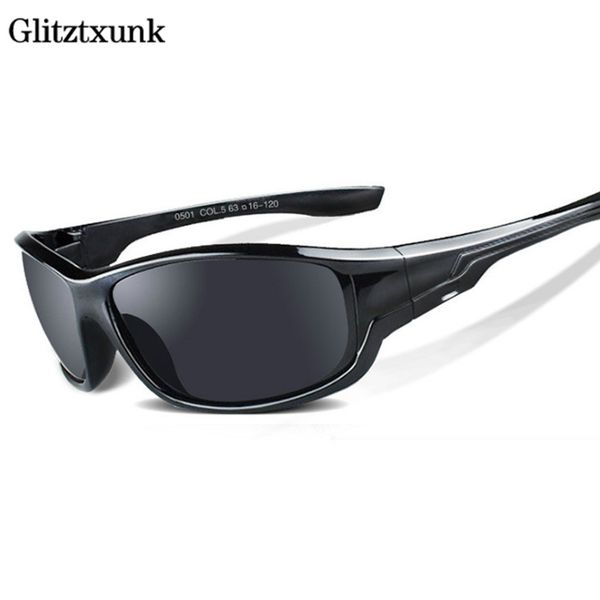 

glitztxunk polarized sunglasses 2018 new men sun glasses for men brand uv400 outdoor sport eyewear, White;black