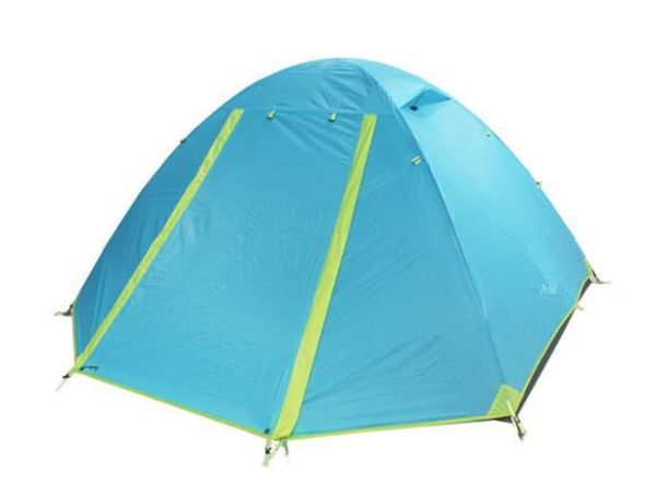 

closeout processing camping tent outdoor double layer windproof anti-rainstorm open country tent special offer wholesale