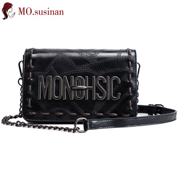 

luxury crossbody bags for women retro letter bag ladies leather chain shoulder bags messenger bag small square