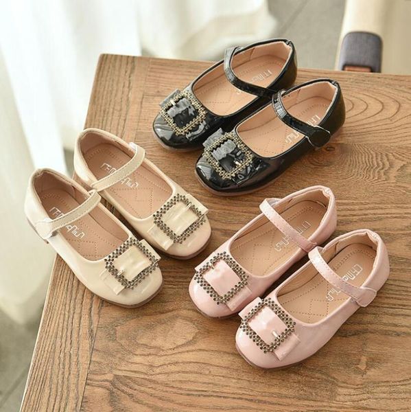 

kids shoes princess shoes red pink black sandals children leather party dress flat cat girls sandals baby casual sneakers, Black;grey