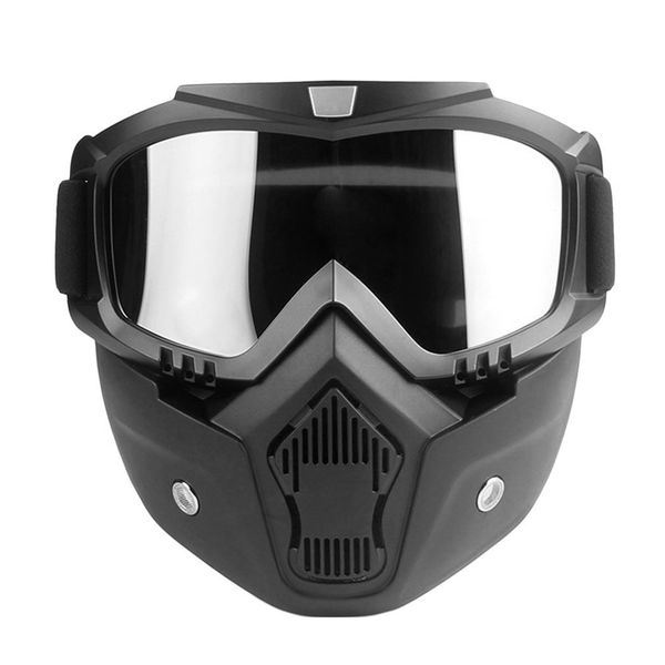 

мотоцикл унисекс винтаж прохладный половина шлем маска очки езда маска внедорожные ветрозащитные очки с регулируемым эластичным ремешком