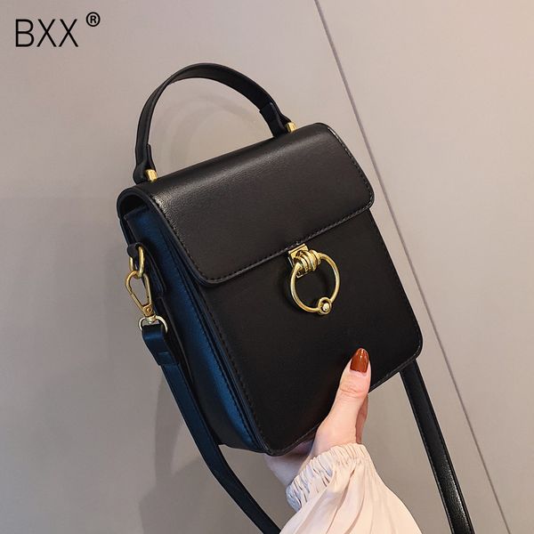 

bxx] сплошной цвет искусственная кожа crossbody сумки для женщин 2020 весна messenger сумка женские дорожные кошельки сумки hk823