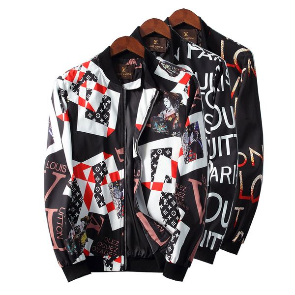 

2020 mens designers jacket coat luxury sweatshirt hoodie long sleeve autumn sports zipper brand windbreaker mens clothes plus size m-3xl, Black;brown