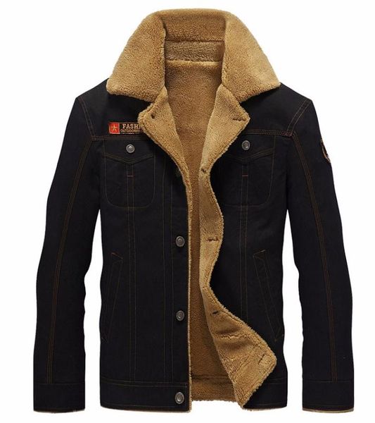 

bomber winter jacket men slim fit fur collar army warm windbreaker coats hombre invierno masculina, Black;brown