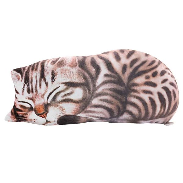 

cartoon cat plush toy cute simulation 3d cat throw pillow bedroom sofa decorations christmas gift