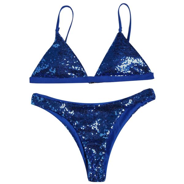 

sequin bikini split swimsuit swimsuit strap simple bikini beachwear