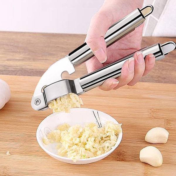 

stainless steel home kitchen mincer tool garlic press crusher squeezer masher ginger mincer yoget stainless steel