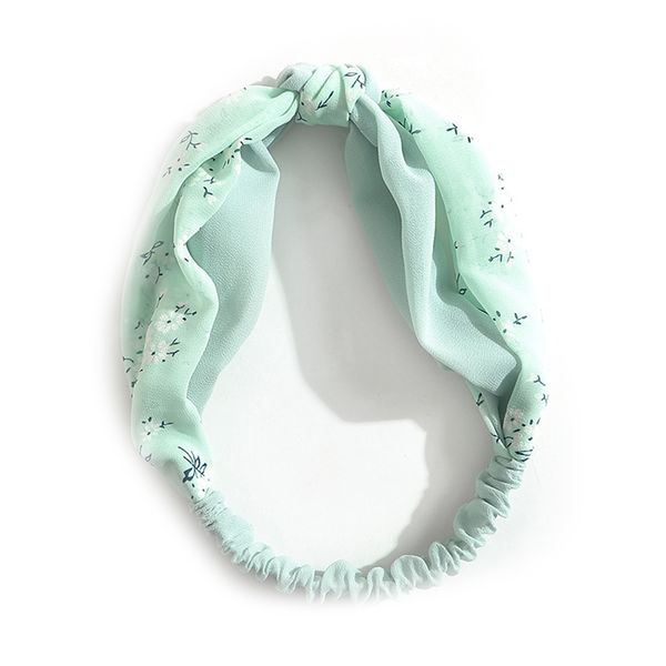 

yjsfg дом мода для женщин ободков цветочного крест завязывается wide hairband мужской повязка простого женские сладкие диапазон волос headwe