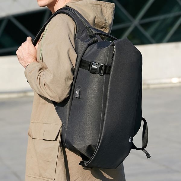 

new anti-thief men backpack waterproof raincoat 15.6 inch lapbag school fashion man usb charging travel bag