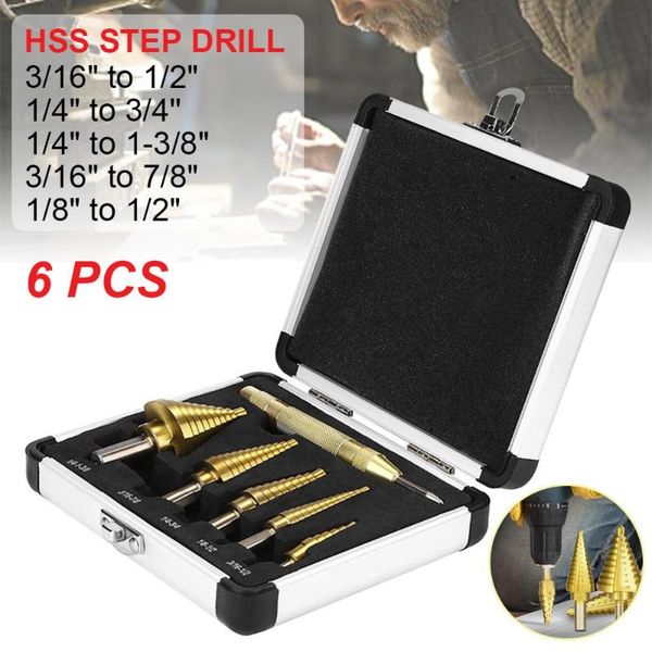 

6 titanium аг веѬло imperial high speed steel drill bits набоѬ дл меалла веѬлени овеѬий