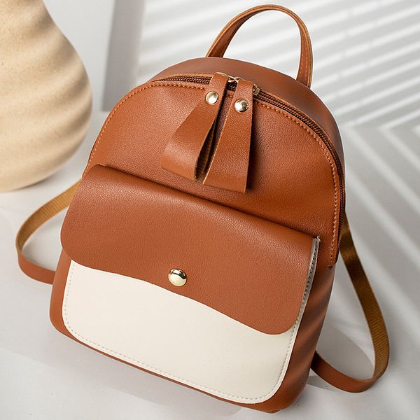 

women's hit color change small backpack 2019 winter new casual backpack