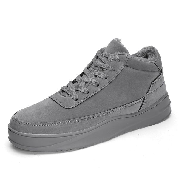 

men shoes fashion autumn genuine leather footwear plush sneaker for man lace up casual shoes men sneakers handmade %1519, Black