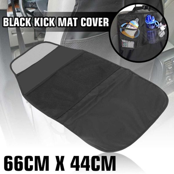 

universal car seat back organizer storage bag waterproof seat back scuff dirt protect cover for child baby kid kick mat pad