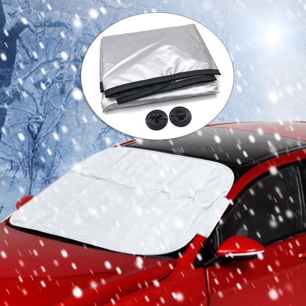 

car exterior protection snow blocked car covers snow ice protector visor sun shade fornt rear windshield cover block shields