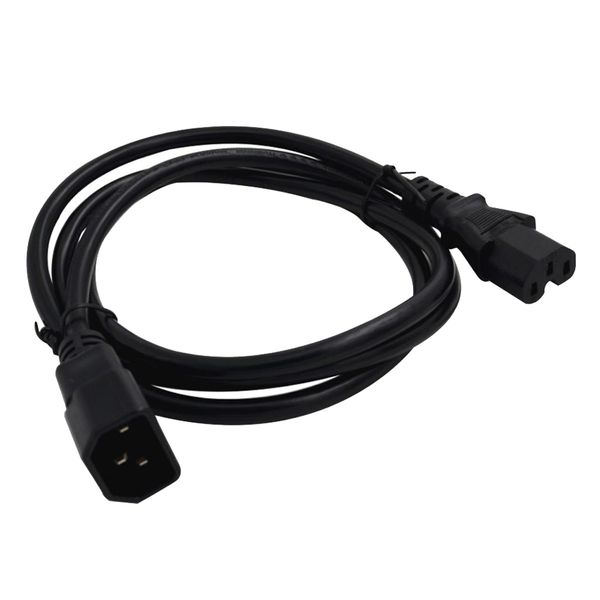 

iec 320 c14 male to c15 female power extension cable replacement 100cm