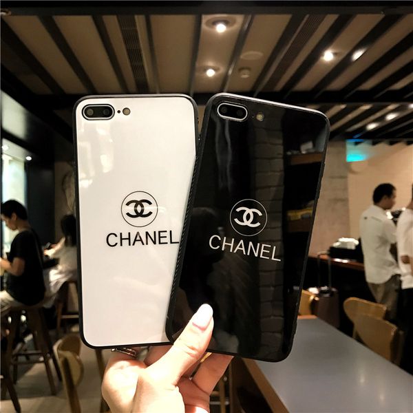 

Whole ale luxury women de igner phone ca e fa hion cover for iphone x 7plu 8p 7 8 6p 6 p 6 6 letter brand white black