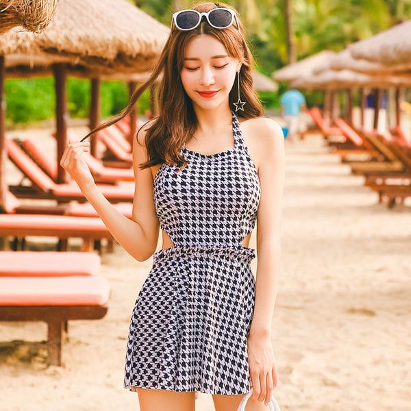 

show waist romantic flowing skirt adjustable shoulder straps swimsuits push up swimwear women biquini bathing suits