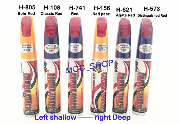 

red series- pro mending car remover scratch repair paint pen red pearl clear 61colors for choices
