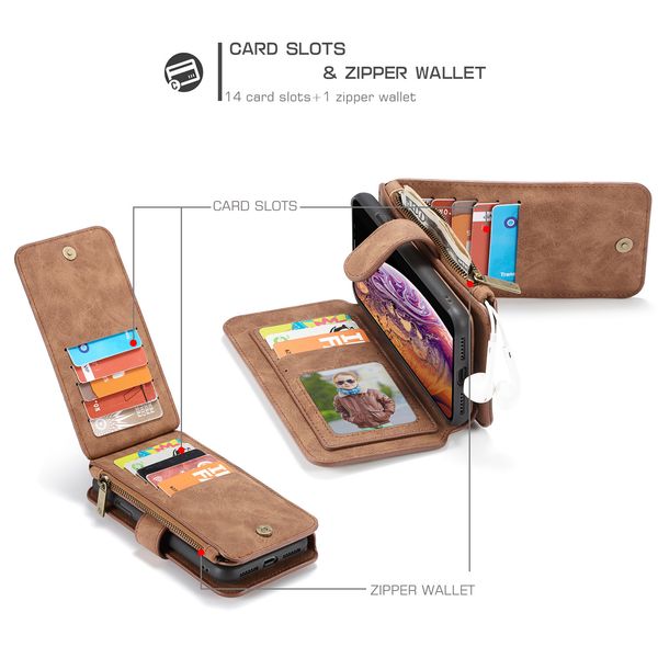 

new case for iphone 11 pro max 6 7 8 plus x xs xr wallet card slots flip cover gift for apple iphone 6s