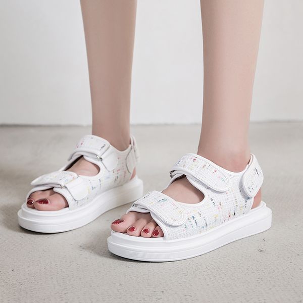 

comfort shoes for women black platform sandals all-match 2020 summer clear heels suit female beige wedge comfort block
