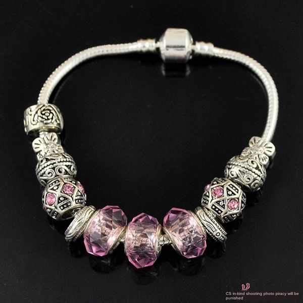 

b1317 bracelet diy crystal beads bracelet accessories, Black