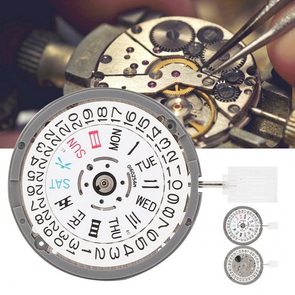 

stylish simple quartz watch movement with date display watch wristwatch repair replacement accessory tool for watchmaker