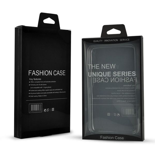 

200pcs Empty Retail Package Plastic Box Packaging For iPhone Samsung Galaxy Mobile Phone Hard Leather Case