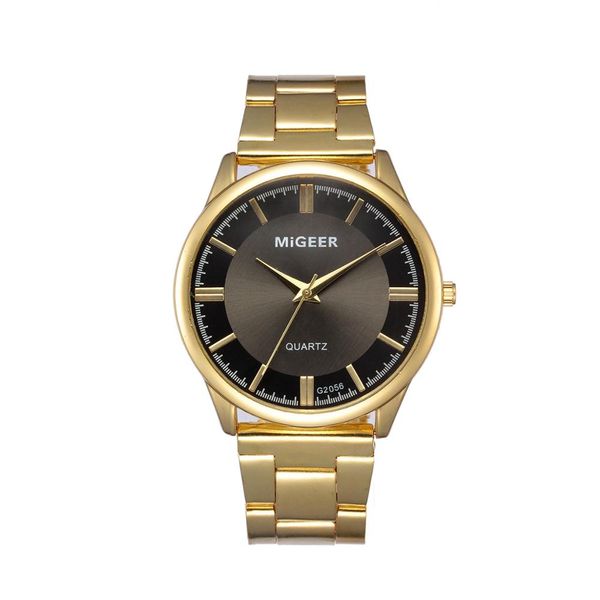 

watches for men fashion crystal stainless steel analog quartz wrist watch bracelet clock zegarek meski relogio masculino 2019, Slivery;brown
