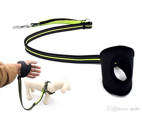 

traction dog chain leash telescopic chain medium chest pet supplies teddy fitness nylon sports dog belt running reflective traction rope