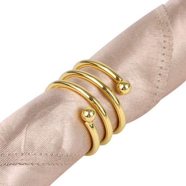 

5pcs herringbone napkin buckle back napkin ring, fine double beads holder for l wedding table decoration items
