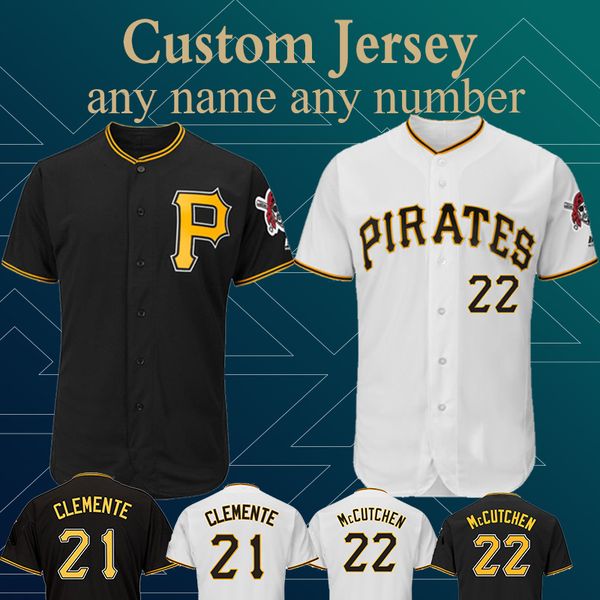 

Customized Pittsburgh Jersey Pirates 29 Francisco Cervelli 6 Starling Marte 8 Stargell Majestic 27 Kent Tekulve