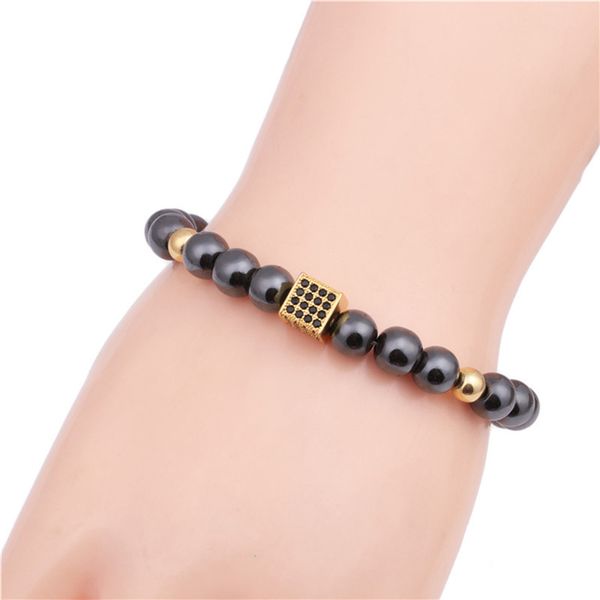 

bio magnetic bracelet charm bracelets for women weight loss health slimming bracelets & bangles jewelry square twisted magnet, Golden;silver