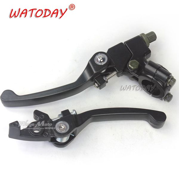 

foldable clutch + brake lever dirt pit bike 110 125cc 7/8" bar