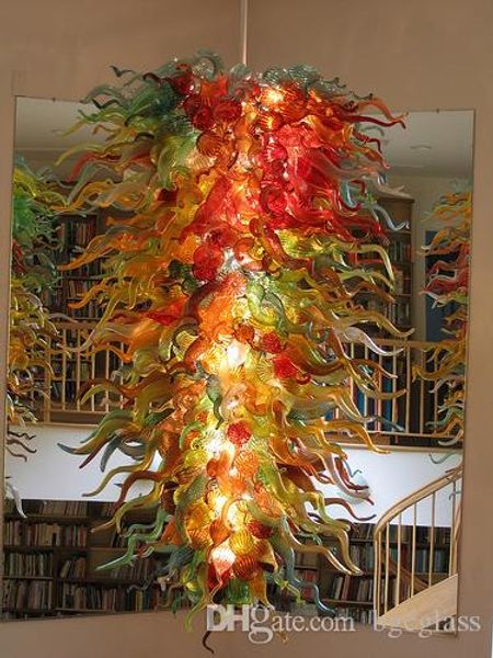 

large luxury customized glass chandelier light for l lobby decor modern art decoration designed led hand blown glass chandelier