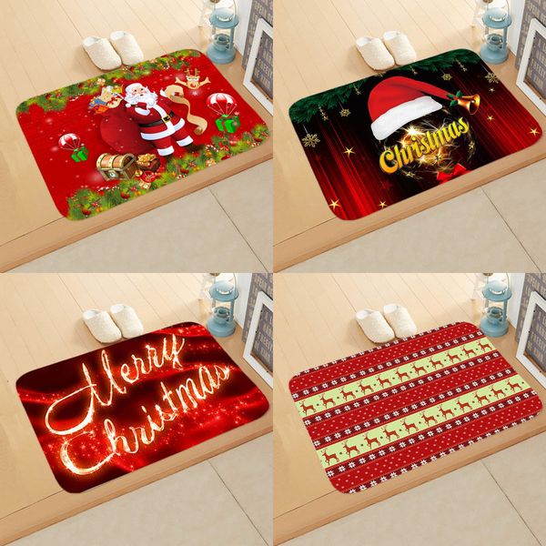 

рождество и новый год фестиваль санта-лось коврик спальня ванная комната главная вода абсорбент нескользящая накладка рождественские украшен