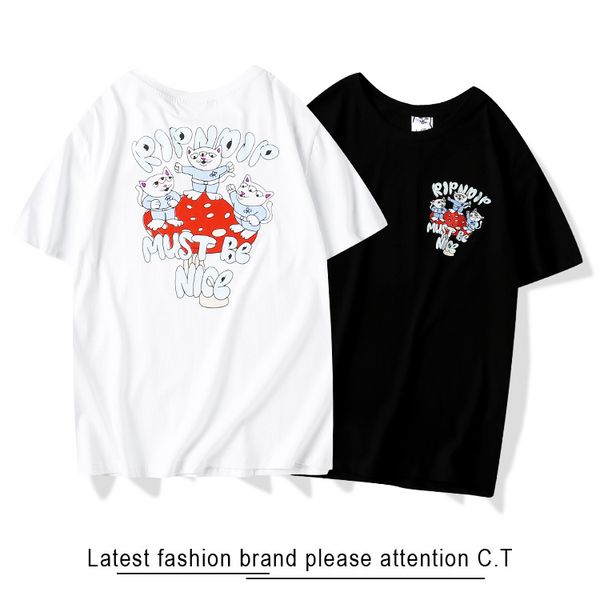 

mens designer-t shirts t shirt shirt fashion t-shirt casual t-shirt men's street clothing, White;black