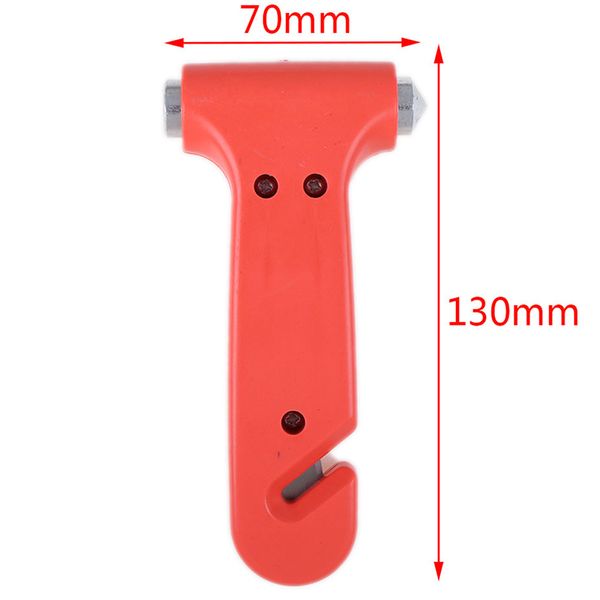 

1pc mini car safety hammer life-saving escape hammer window emperorship keychain car window broken emergency glass breaker