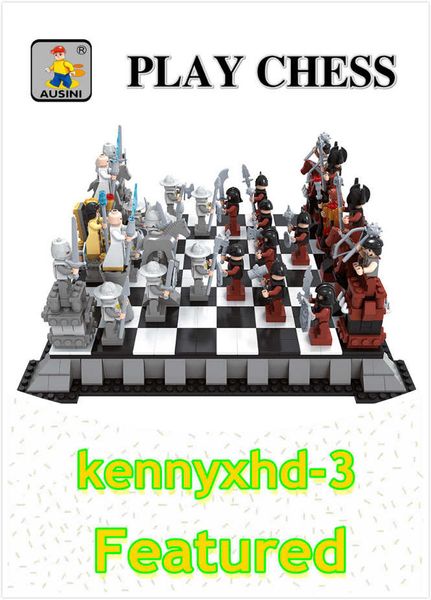 

головоломка строительные блоки шахматы пластиковые сборки игрушки мелкие частицы головоломки строительные блоки