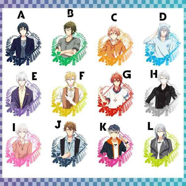 

anime idolish7 izumi iori nikaido yamato mitsuki acrylic keychain strap 6cm, Silver