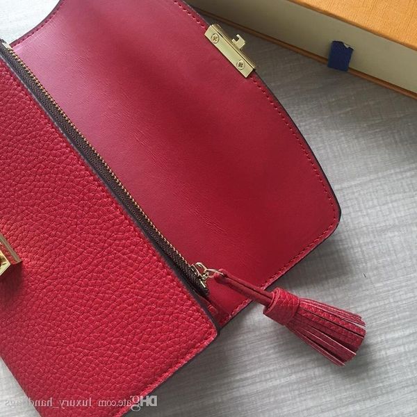 

fold 60207 buckle tassel wallets five color designer wallet designer women wallets handbags purses 60207 come with box