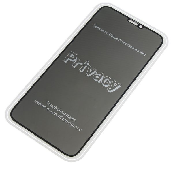

cellphone 9h privacy tempered glass screen film for iphone xs