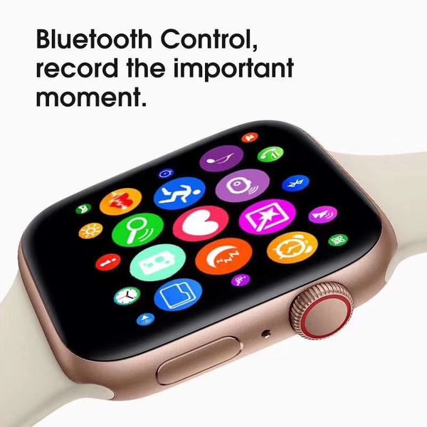 

New2019 iphone iwatch iwo 9 mart watch 44mm erie 4 1to1 bluetooth martwatch heart rate monitor port wri twatch for iphone am ung