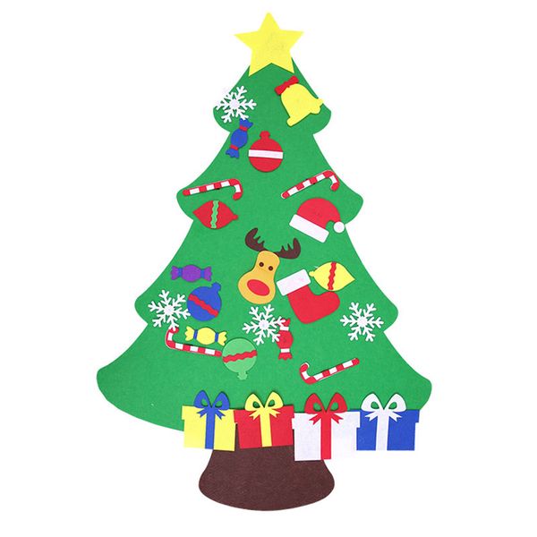 

kids diy felt christmas tree hanging decoration child lovely pendants xmas gift