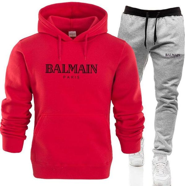 

new tracksuits for women men hoodies sweatshirts suits fashion autumn man hoodies sweatshirts mens clothing coat with pants g100740, Gray