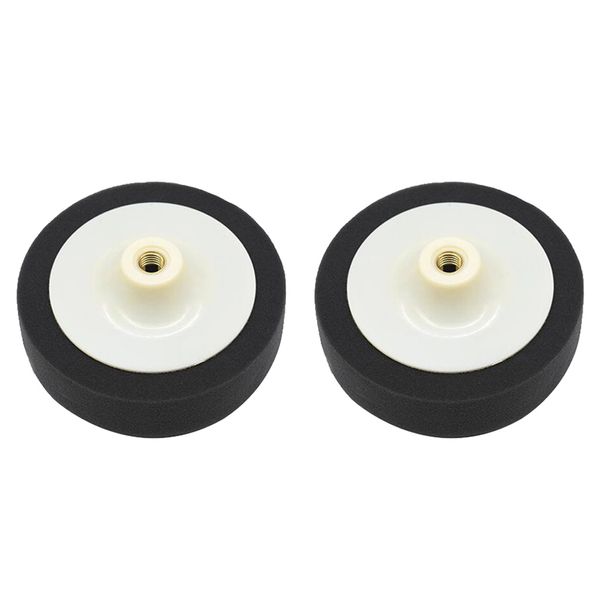 

2x 6" car polishing pads sponge polishing waxing pad wheel buffer +m14