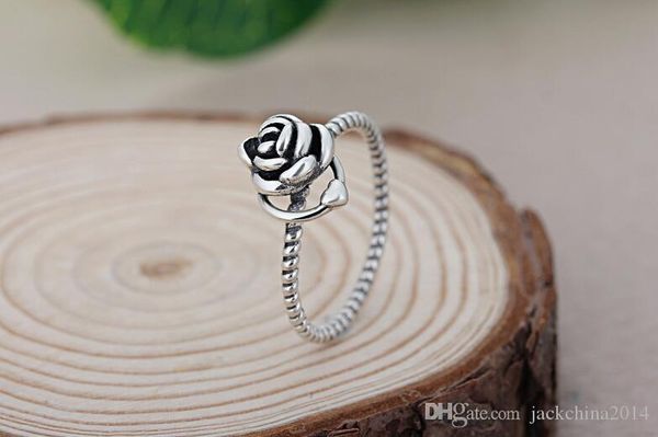 

wholesale professional vintage jewelry 925 sterling silver women wedding engagement band cut flower ring for lover giift size 5/6/7/8/9