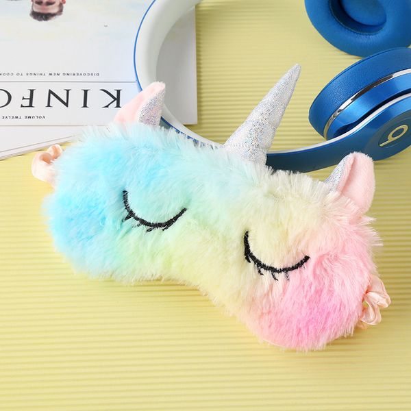 

фабрика цена партия unicorn eye mask мультфильмы variety спящая маска плюшевая обложка eyeshade relax mask подходит для путешествий home par