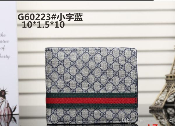 

2018 кошелек кошелек мужской кошелек Новый бренд кожаный кошелек, модный мужской кошелек Arteira Masculina с коротким карманом для монет Кошелек для мужчин без коробки 02