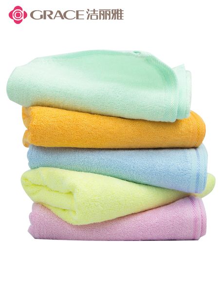 

jie ya bamboo fiber towel childrens for bamboo charcoal beauty wash household small rectangular baby soft 5