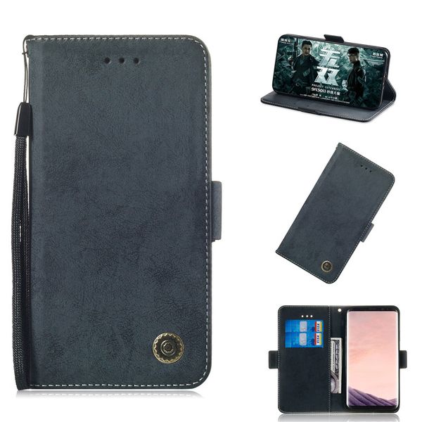 

флип стенд для samsung galaxy s8 s8 plus case чистый ретро кожаный чехол дизайн мобильного телефона сумки слот для карт памяти функция